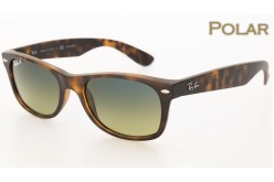 Ray-Ban New Wayfarer Matte Polarised (RB2132 894/76 52mm) saules brilles